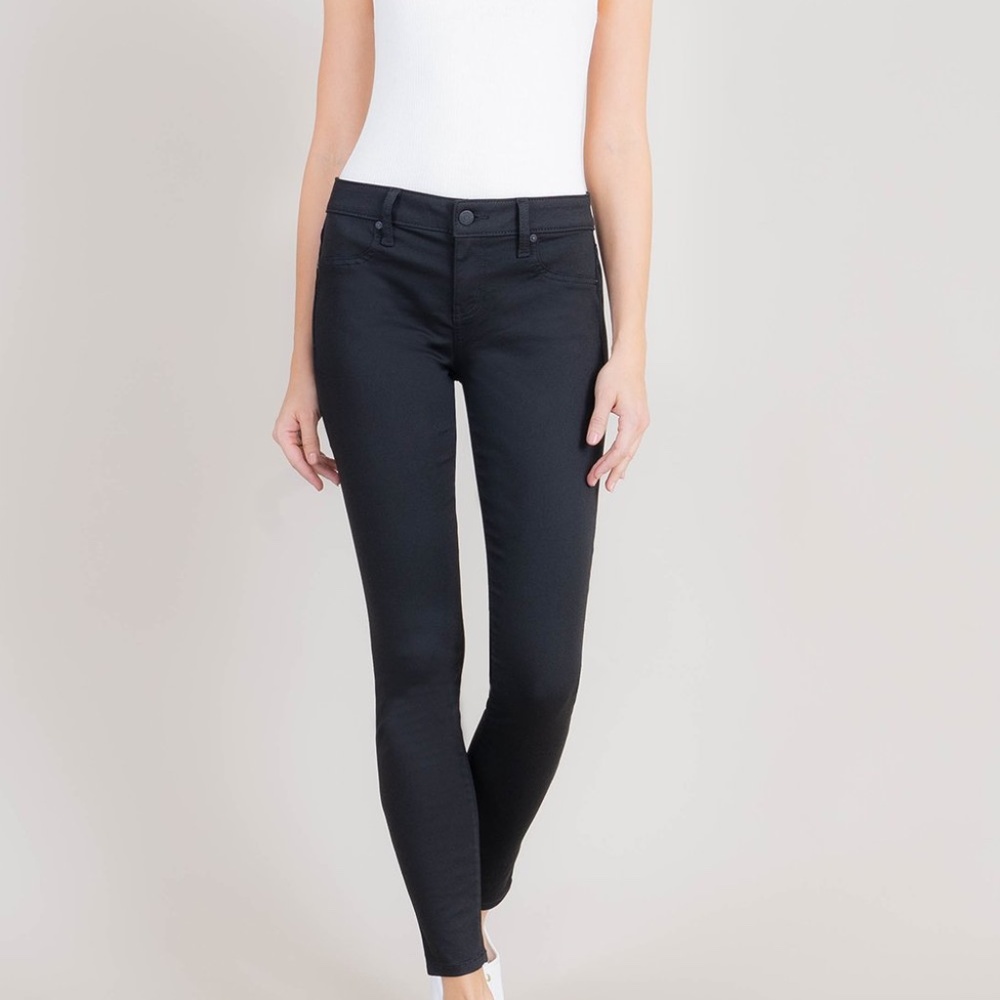 Level 99 mid-rise ultra skinny black jeans